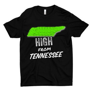 High From Tennessee Camisa de hombre (negro) ©