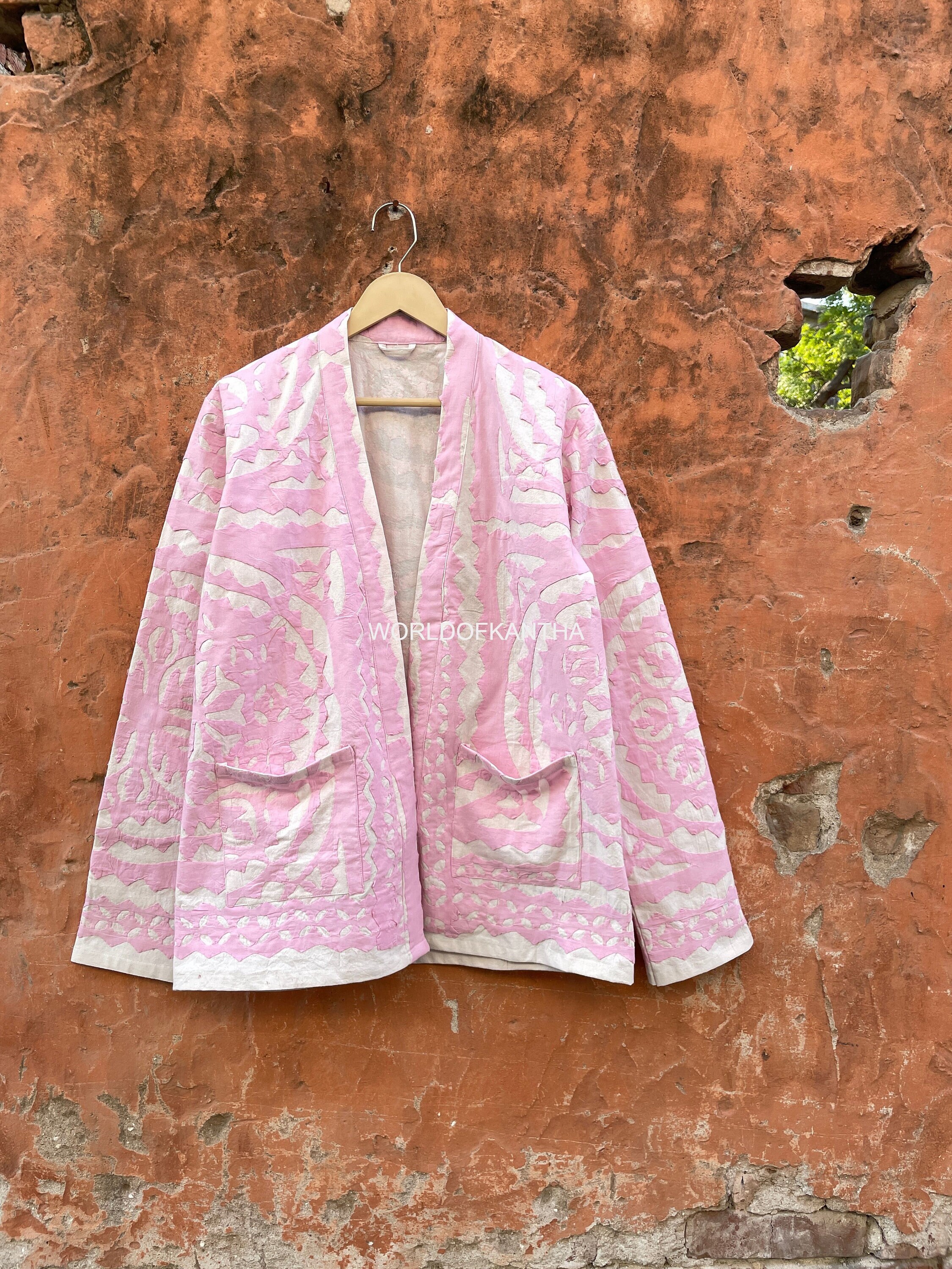 Cut Work Bohemian Style Hand Embroidered Cotton Kantha Cut Work Bohemian Style Hand Embroidered Cotton Kantha