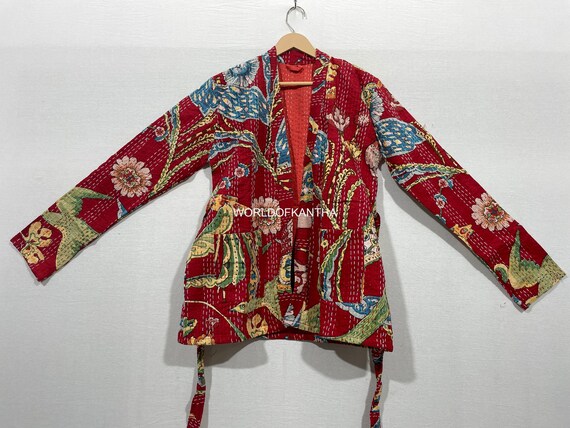 Hippie Boho Bird Stampato Cappotto Unisex 100% Cotone Boho Style