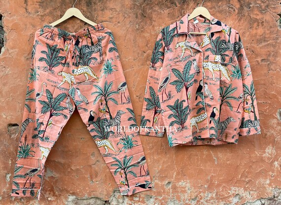 Jungle print online pajamas