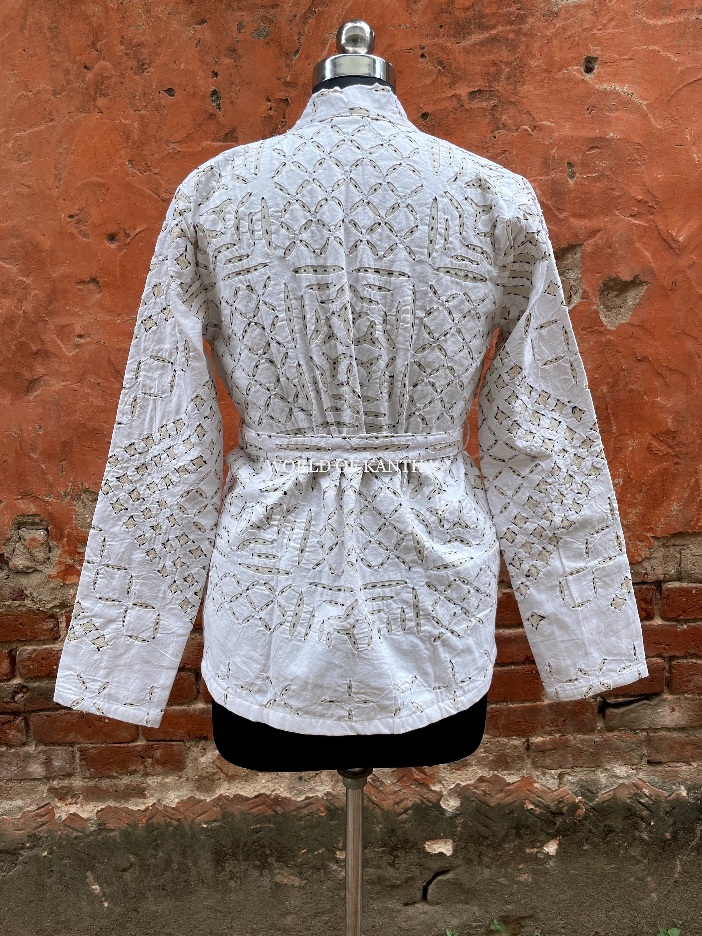Applique Cutwork Unique Embroidery Jackets , Cutwork Applique Cutwork Unique Embroidery Jackets , Cutwork