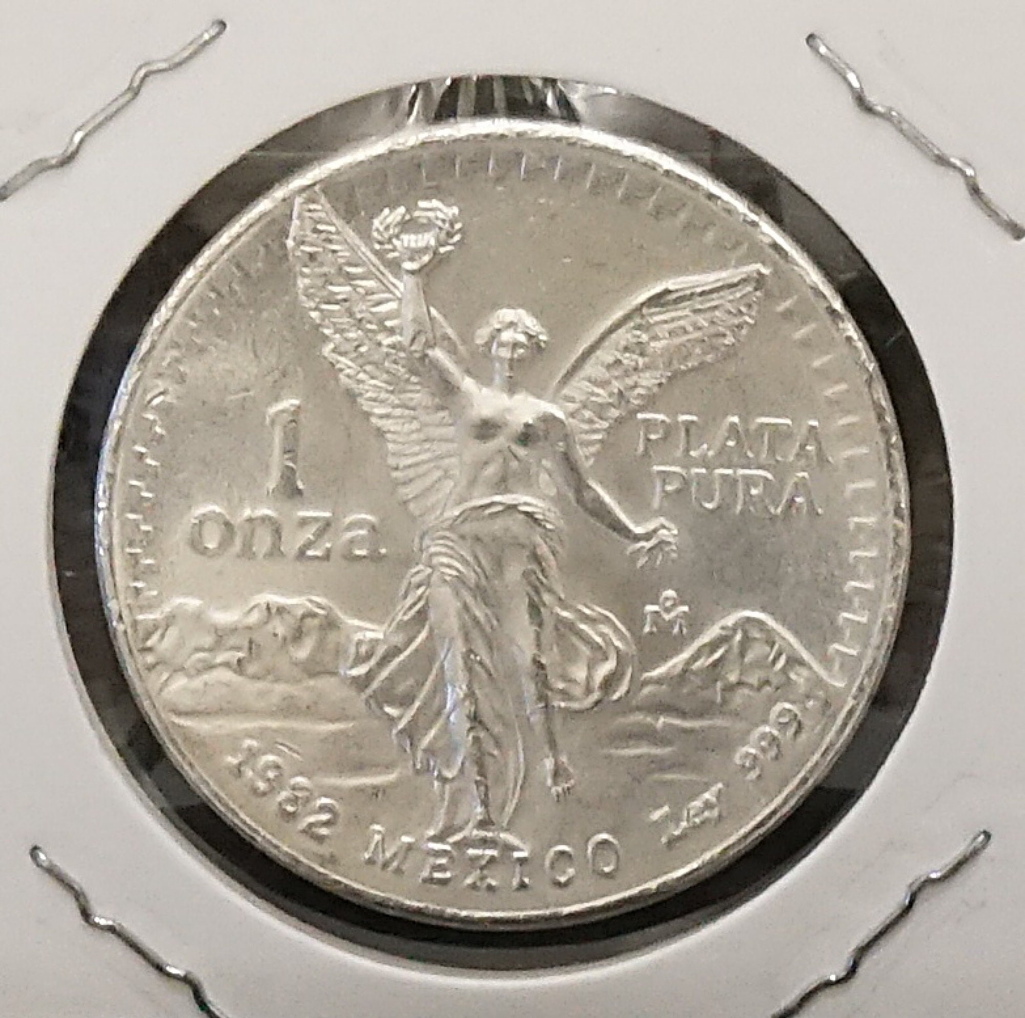 Vintage 1982 84 85 93 Libertad Onza Mexican 1 oz silver coins, brilli…