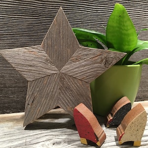 Barn Wood Star - Silver