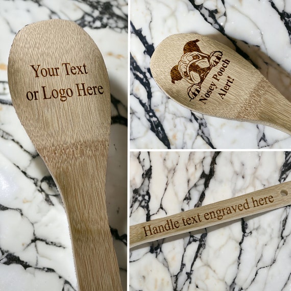 Personalized Laser Engraved Spoon - A Great Gift for Cooks or