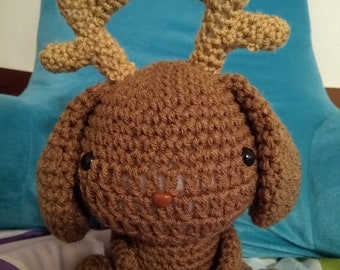 Patrón amigurumi jackalope