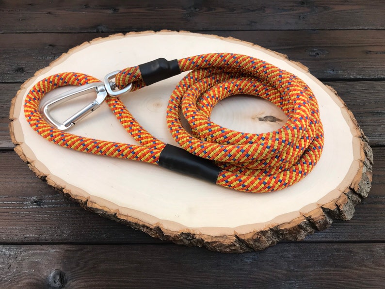 Recycled Climbing Rope Dog Leash 8 Different Patterns Made Etsy