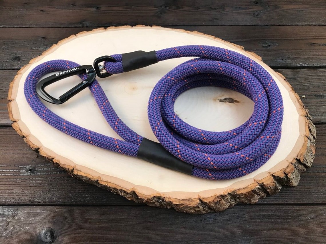 Recycled Climbing Rope Dog Leash 8 Different Patterns Made Etsy