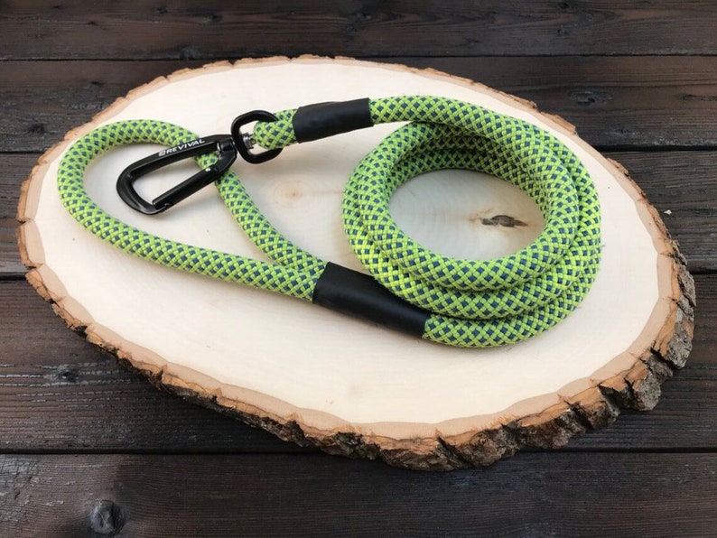 Recycled Climbing Rope Dog Leash 8 Different Patterns Made Etsy
