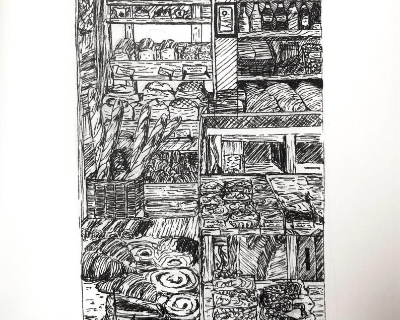 Custom Detailed Pen and Ink Hand-drawn Illustration - Etsy Canada