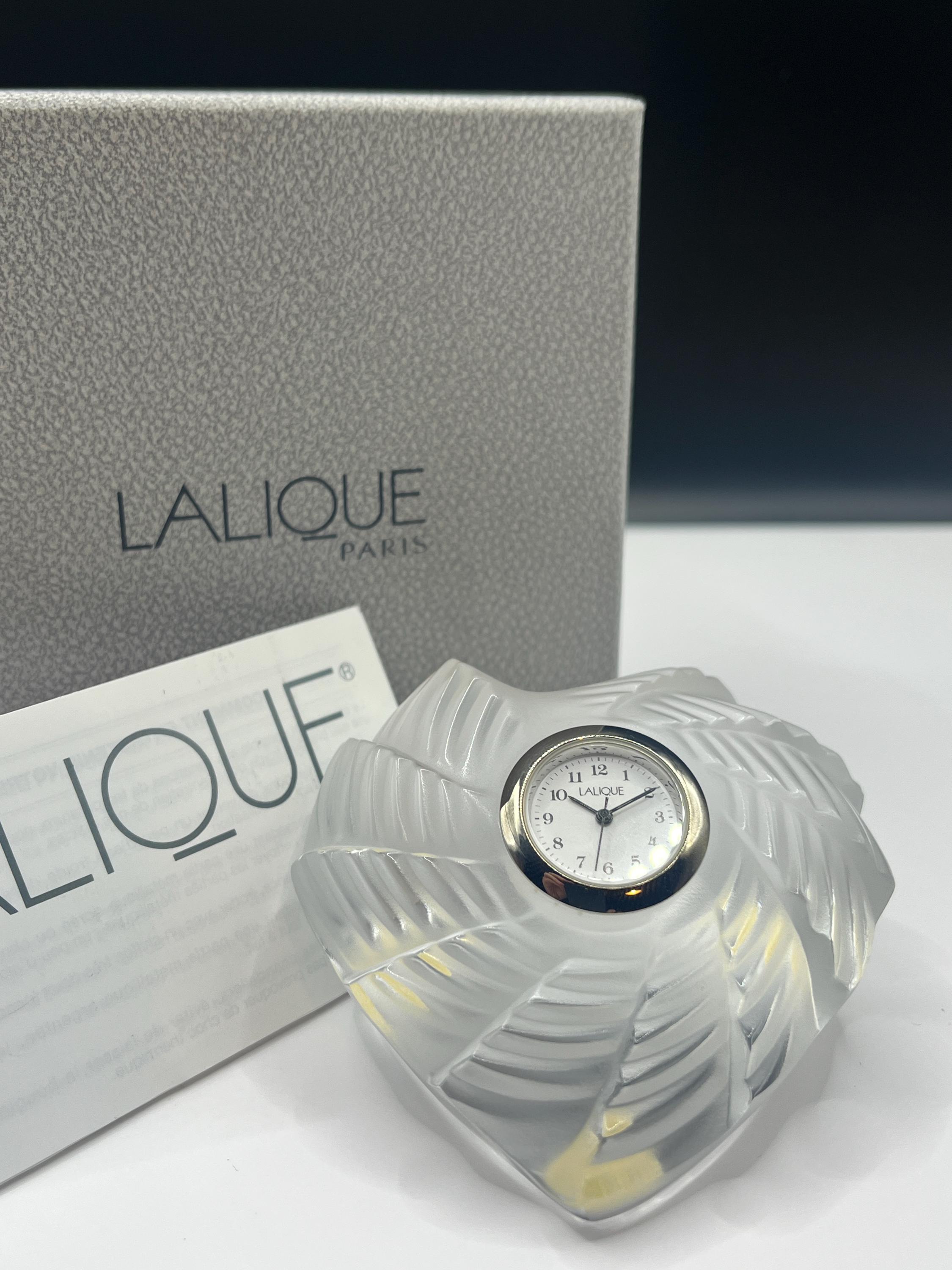 Lalique clock - Etsy 日本