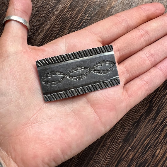 Vintage Navajo Guild Silver Brooch 1940’s - image 10