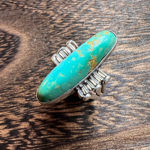 1930’s Vintage Turquoise and Silver Ring