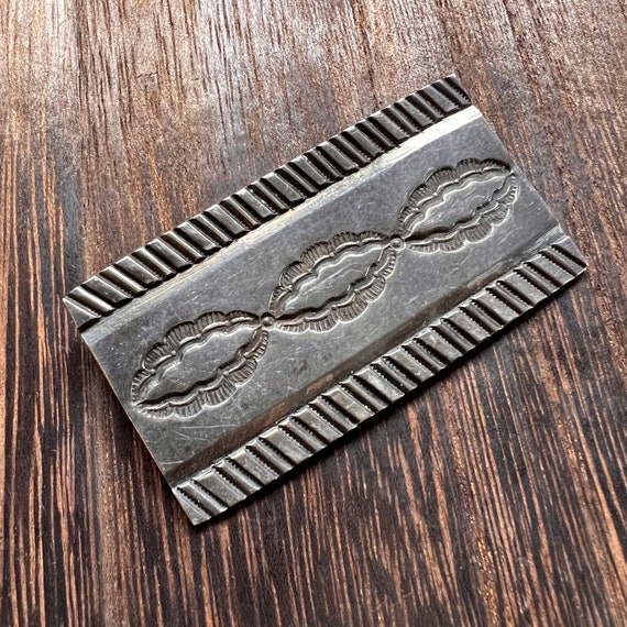 Vintage Navajo Guild Silver Brooch 1940’s - image 1