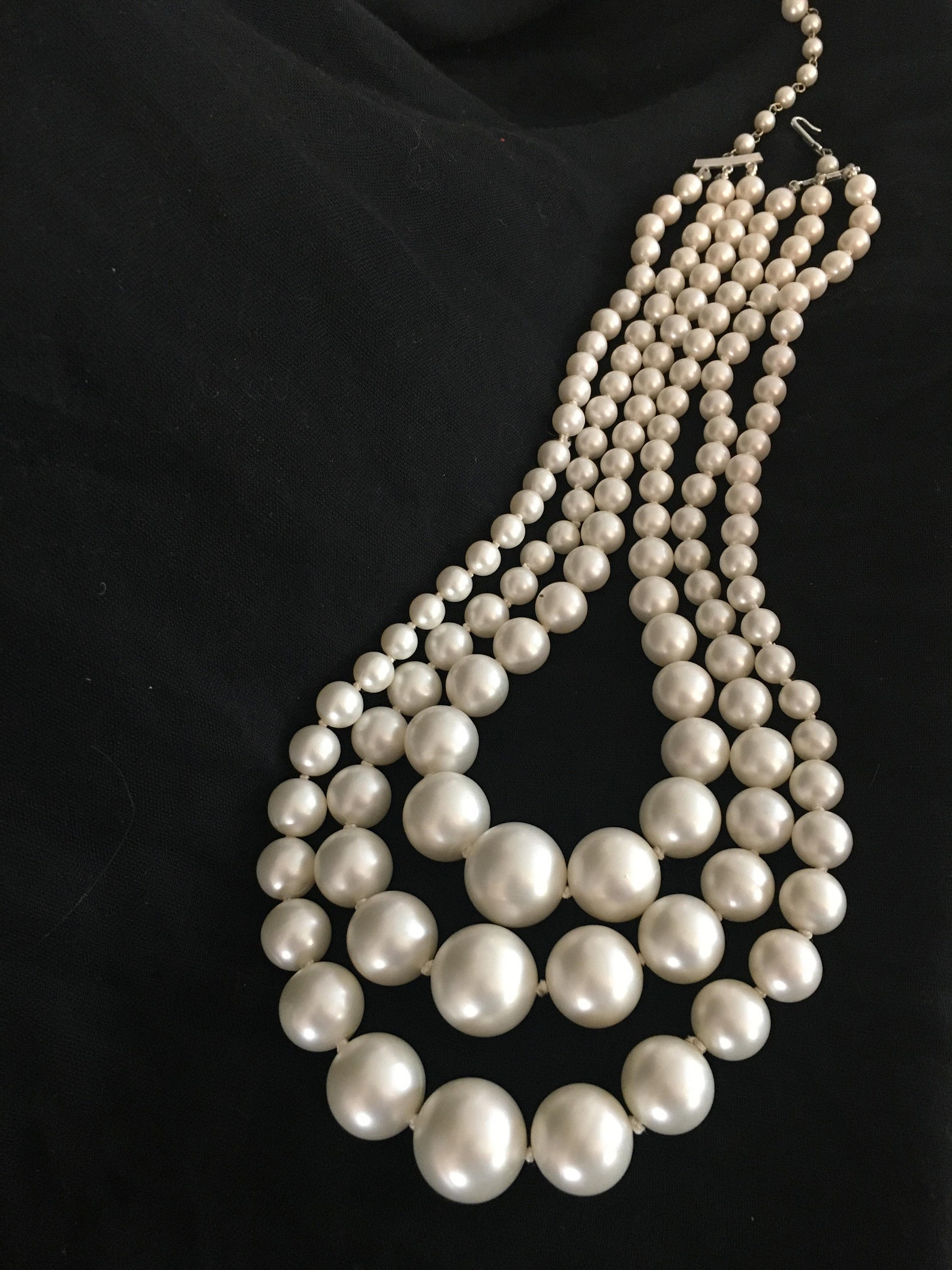 Japanese Faux Pearl Necklace Japanese Necklace Vintage Etsy