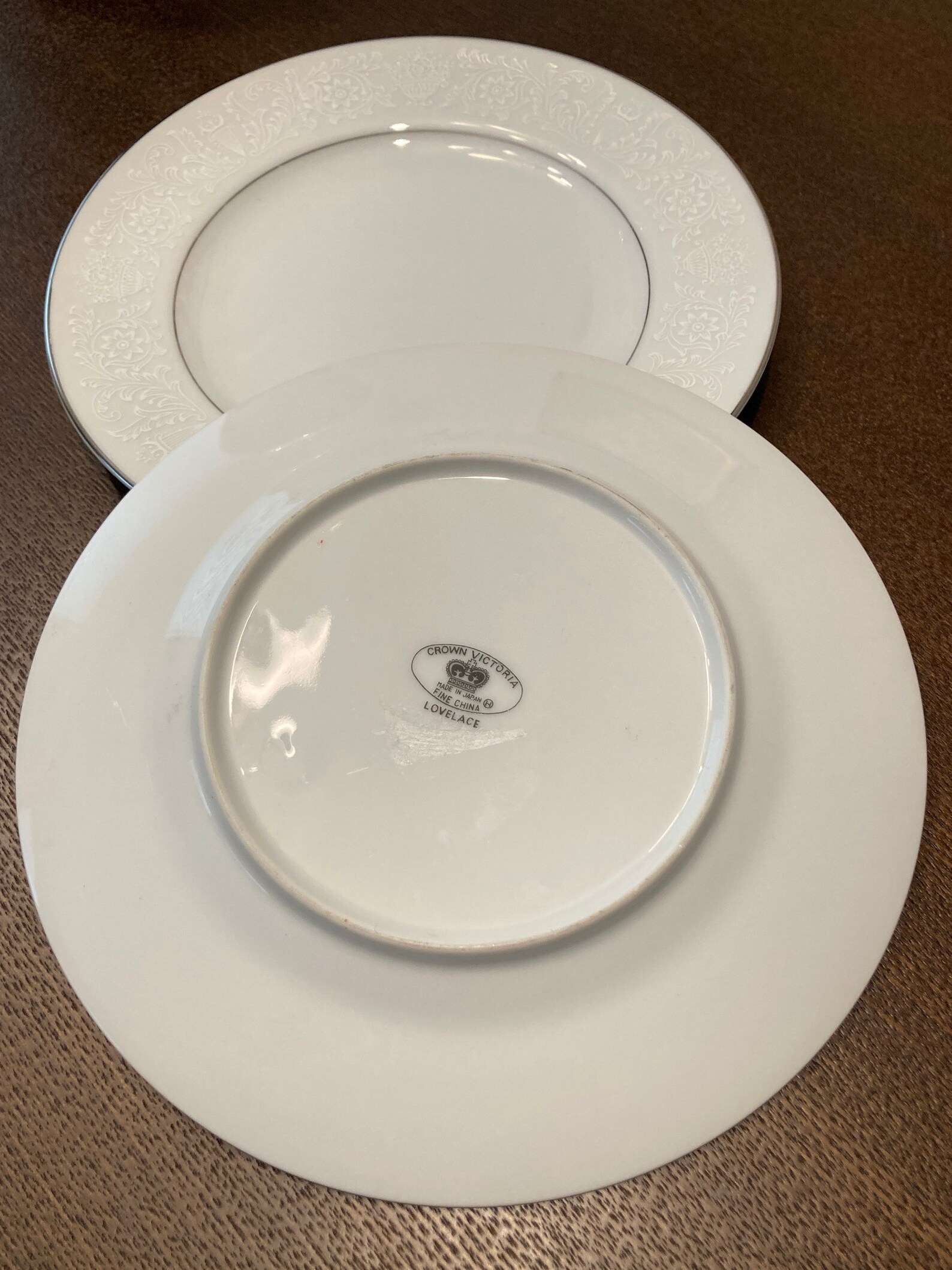 [Letter3 5] Crown Victoria Lovelace Fine China - 92bsy7a