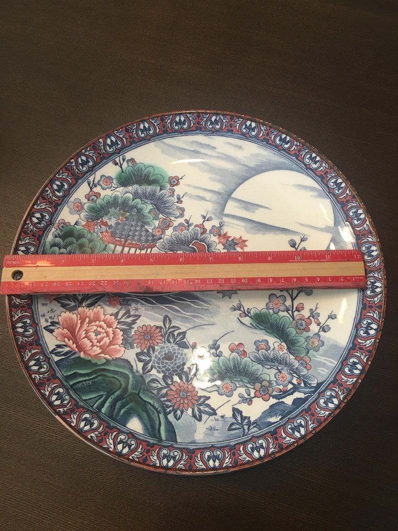 Japanese Charger Plate Asian Charger Plate Charger Plate Etsy