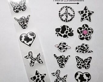 Cartoon Milk Carton Stickers – 10 Designs – 1 Inch – Cute Drink Stickers for Gifts and Decoration