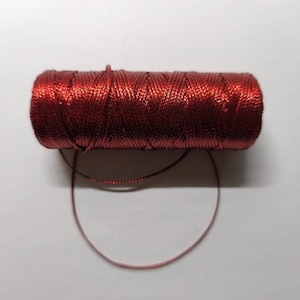 Rep eller tråd | polyester, 7,5 meter, röd