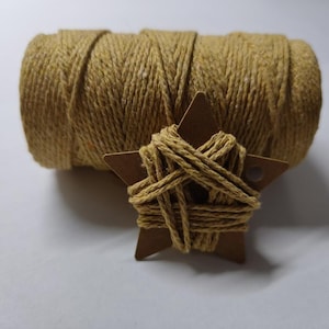 Ficelle, fil métallique ou ficelle de boulanger | coton, 10 mètres, lin, jute