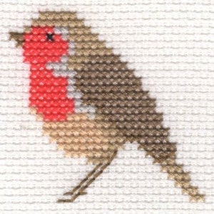 Kleine Robin Easy Cross Stitch Card Kit