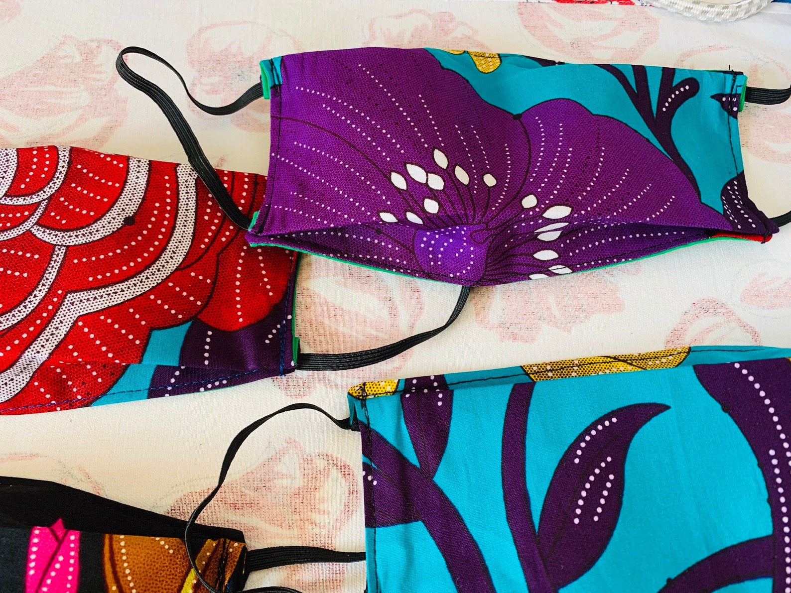 Cotton handmade masks 3 varieties Etsy