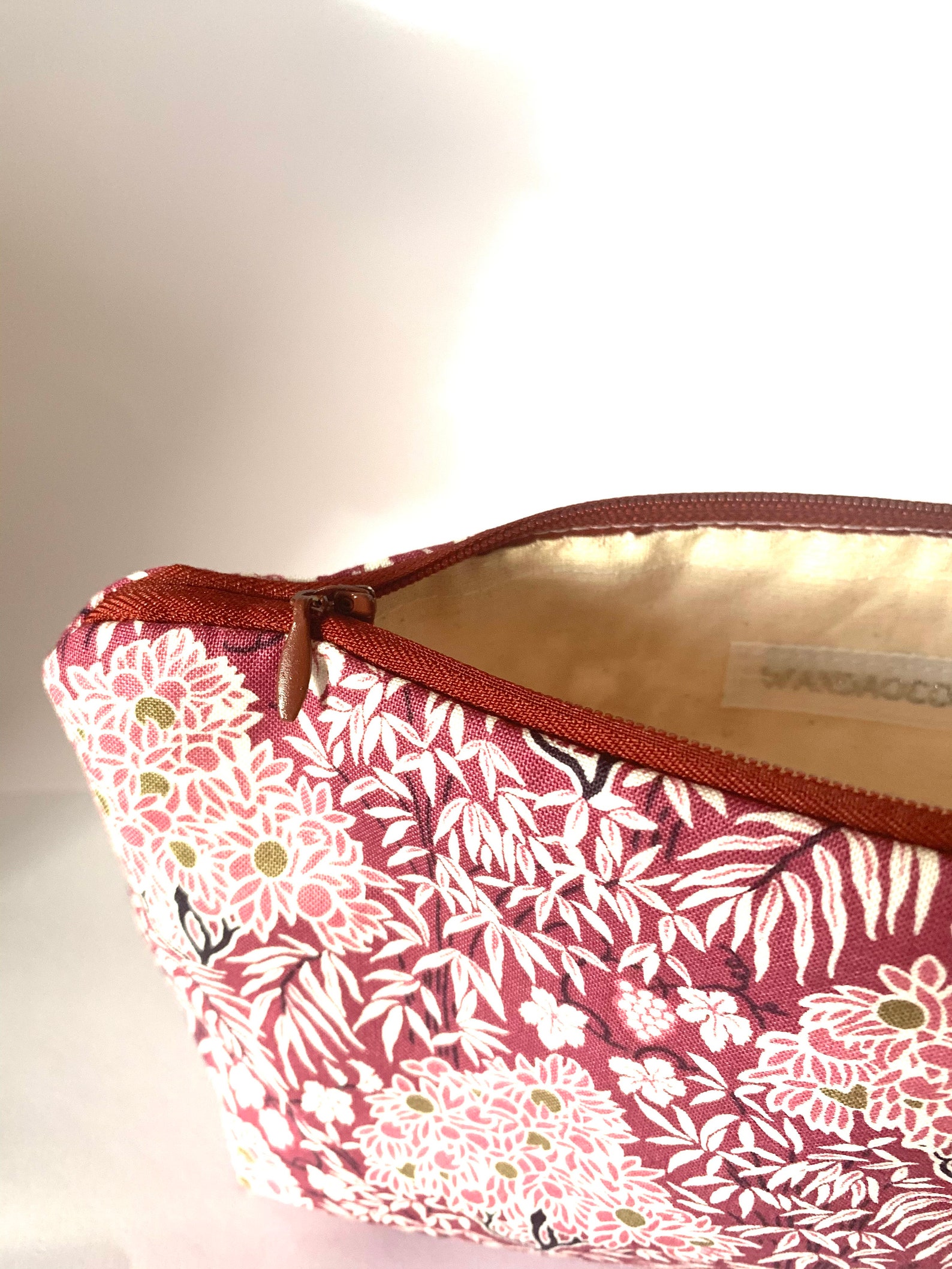 Floral print Liberty London Cotton cosmetic bag Etsy