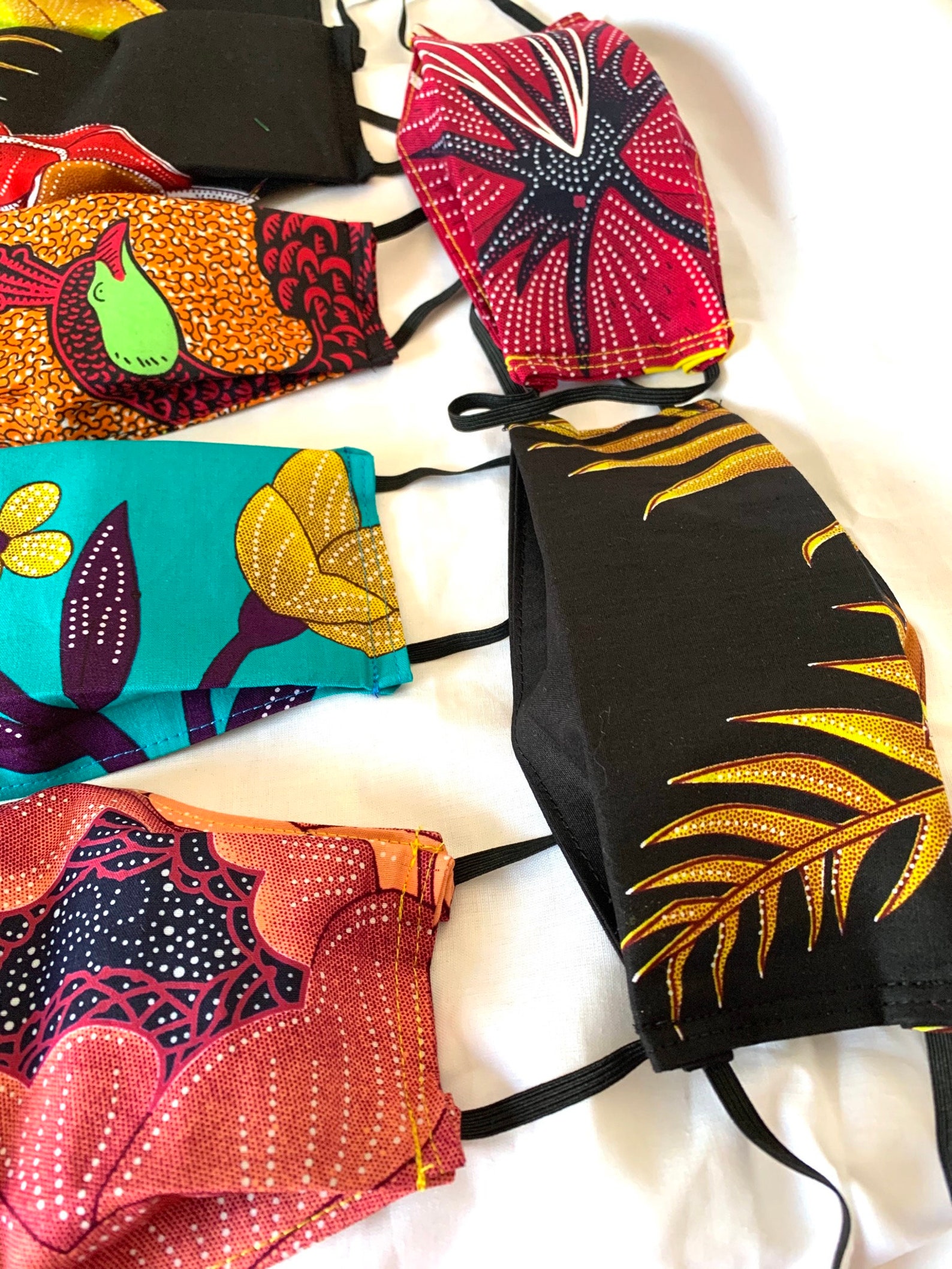 Cotton handmade masks 3 varieties Etsy