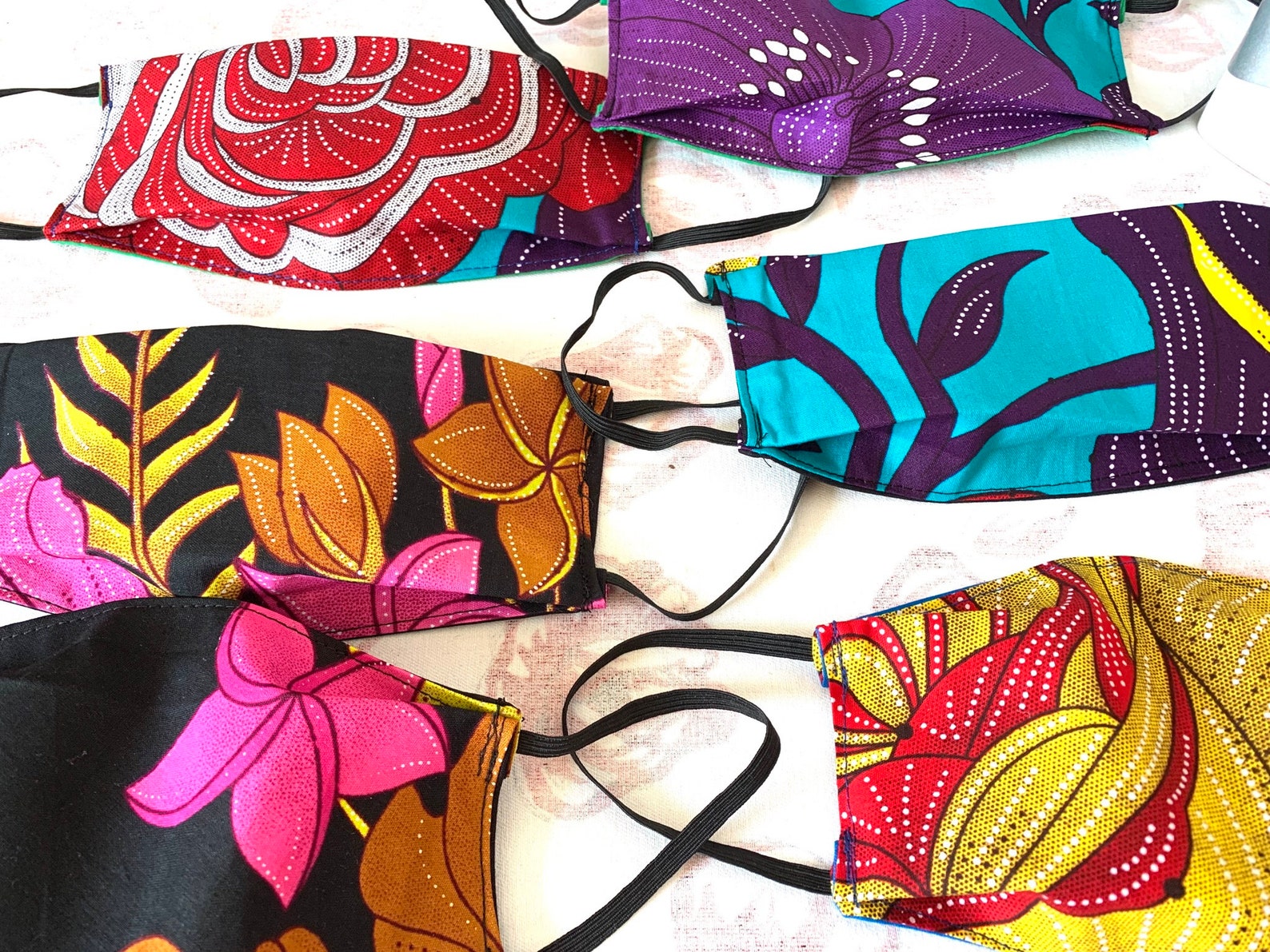 Cotton handmade masks 3 varieties Etsy