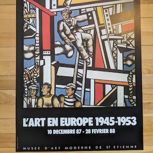 Original Exhibition Poster Fernand Léger 1987