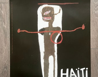 Original Jean-Michel Basquiat Poster 2000, Paris