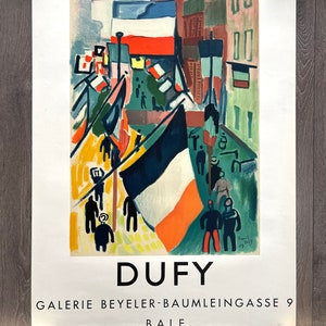 Original Raoul Dufy Poster 1957 - Mourlot