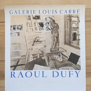 Cartel original Raoul Dufy 1943
