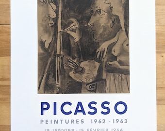 Original Picasso Exhibition Poster 1965 Galerie Louis Leiris