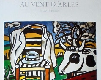 Original Fernand Léger Ausstellung Poster 1981
