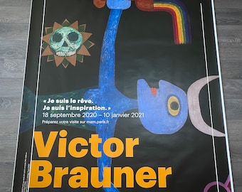Exposición original Victor Brauner Poster 2020 4x6FT