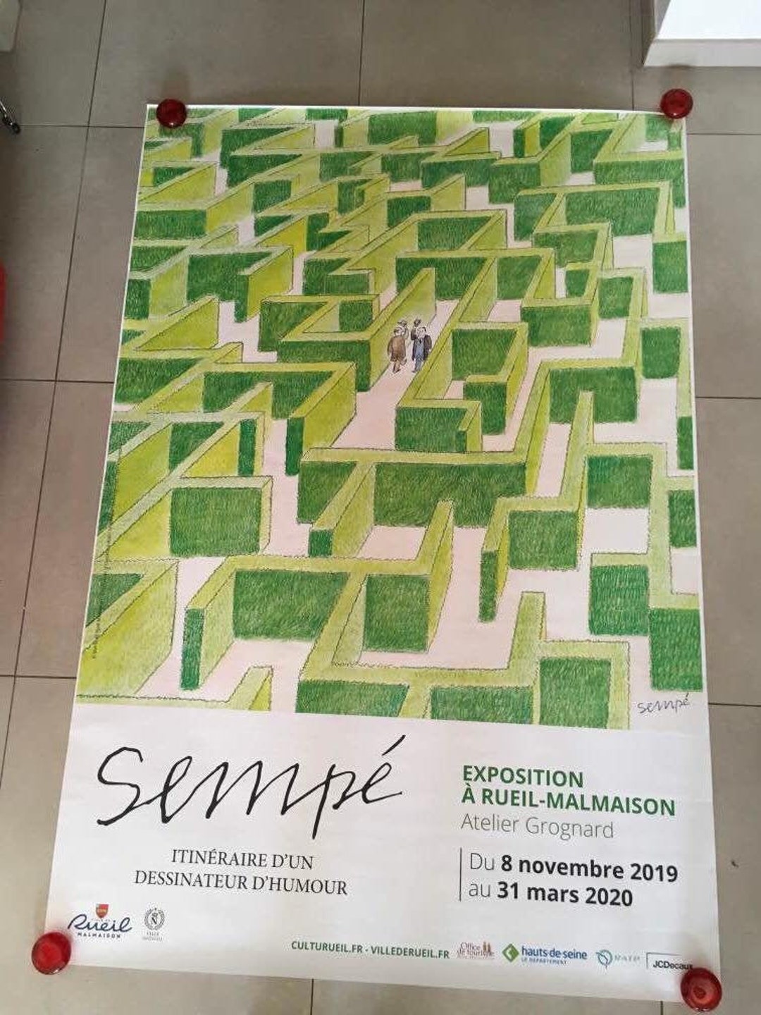 Poster SEMPÉ Exhibition 4x6 Ft Original 2019 - Etsy UK