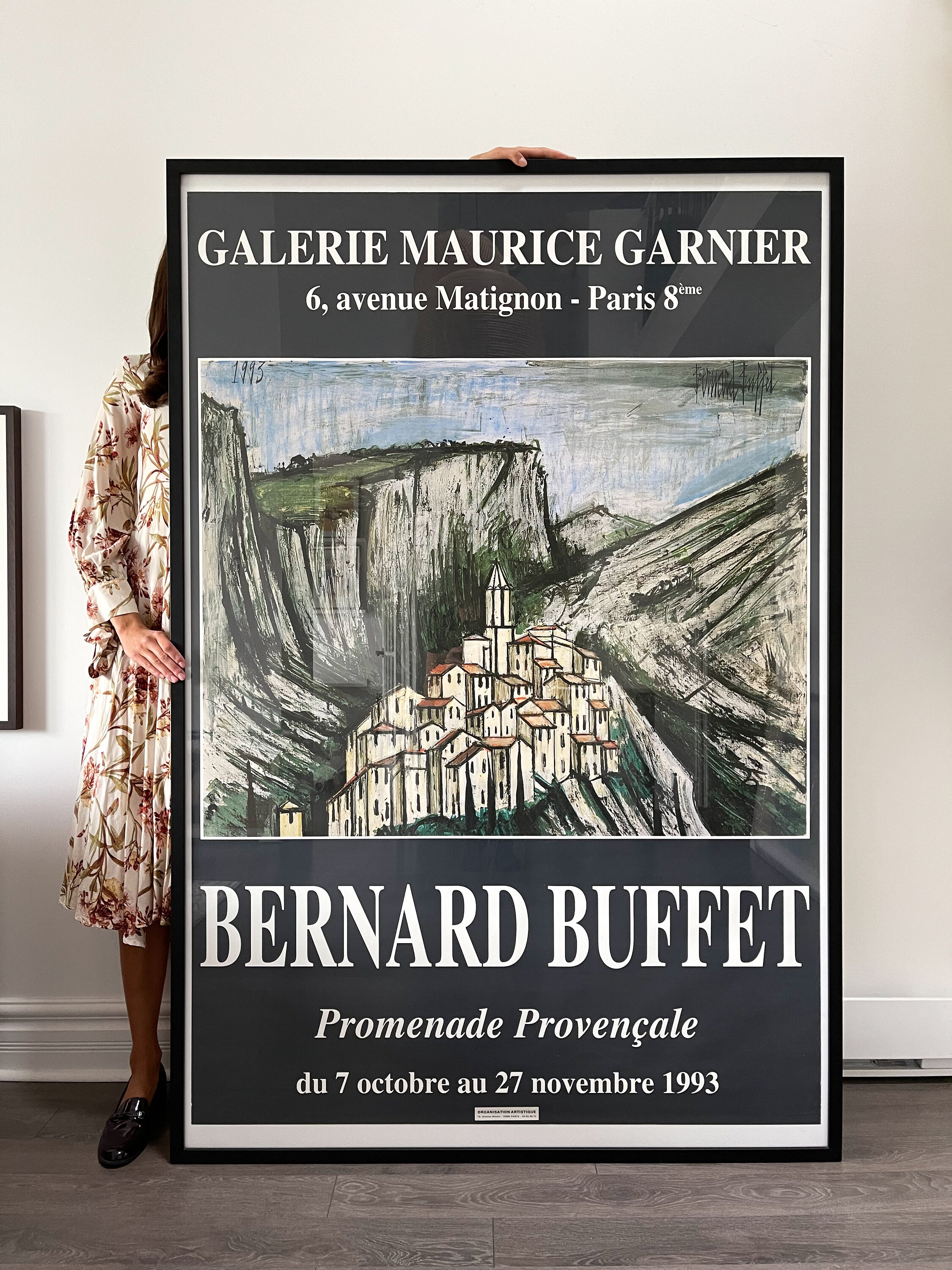 アート・デザイン・音楽 BERNARD BUFFET MAURICE GALERIE Original Bernard Buffet Poster 1993 - Galerie Maurice Garnier