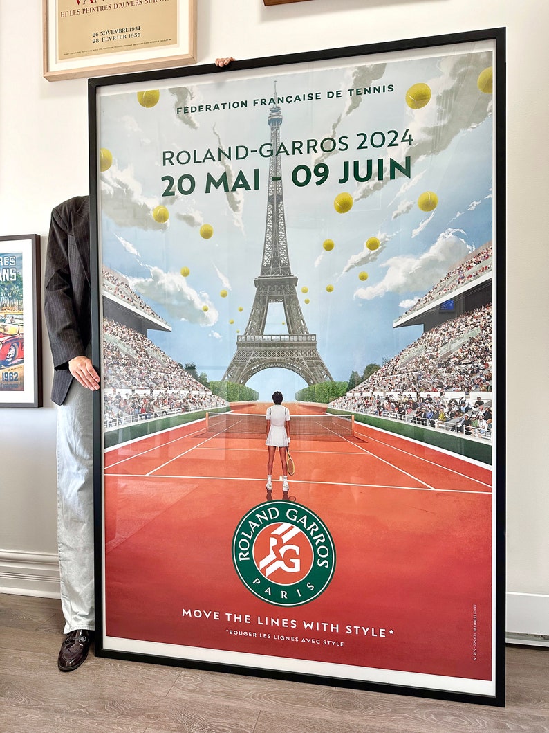 Original Large Roland Garros Poster Etsy original-large-roland-garros-poster-etsy