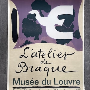 Original Georges Braque Poster 1961, Mourlot - Arch Paper