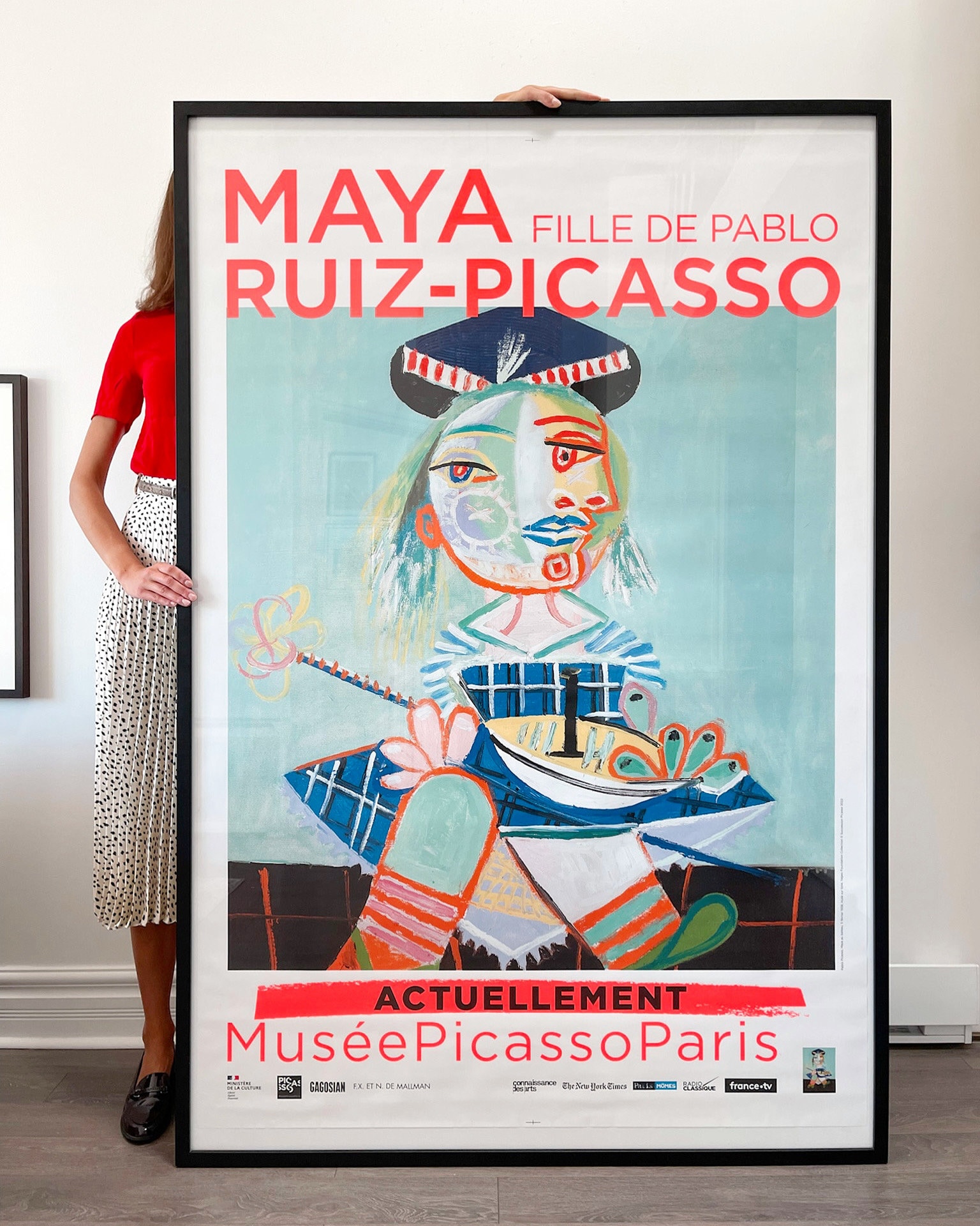 Original Maya Ruiz-Picasso Poster, Musee Musée Picasso in Paris, image size:1536x1920