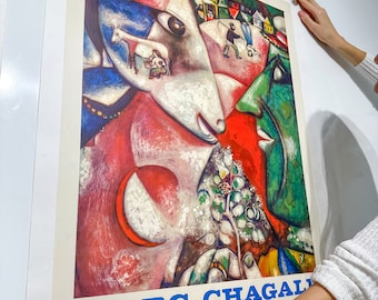 オリジナル マルク シャガール ポスター 1959 年 装飾芸術美術館