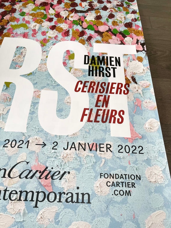 Large Original Exhibition Poster by Damien Hirst 4x6 Ft