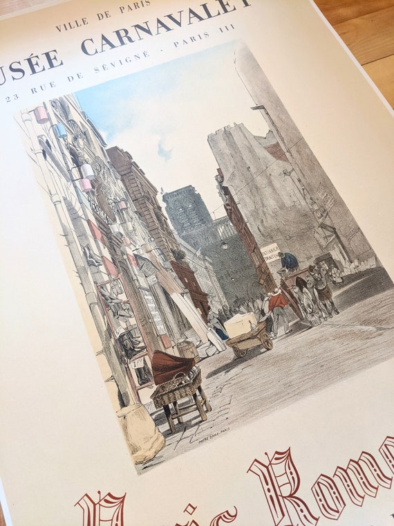Original Mourlot Poster Paris Romantique 1957 - Etsy