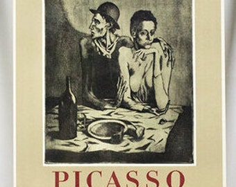 Original Exhibition Poster Picasso 1955 Mourlot