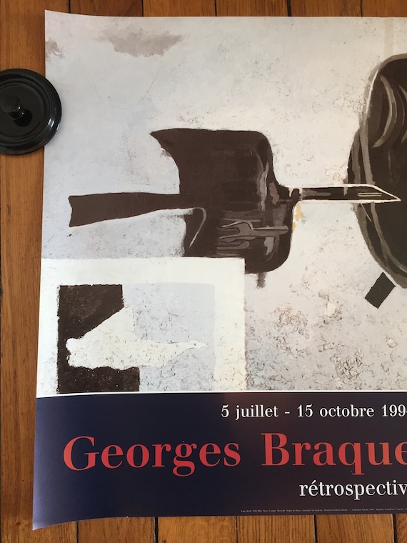 Original Exhibition Poster Braque 1994 Maeght - Etsy