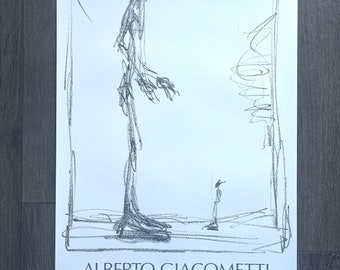 Affiche originale Giacometti 1978 Maeght