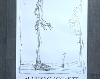 Affiche originale Giacometti 1978 Maeght