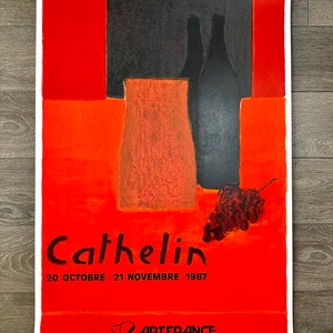 Original Bernard Cathelin Poster ArtFrance, 1987