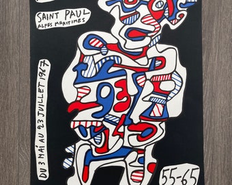 Origina Poster Jean Dubuffet 1967 - Galerie Maeght - Etsy Canada