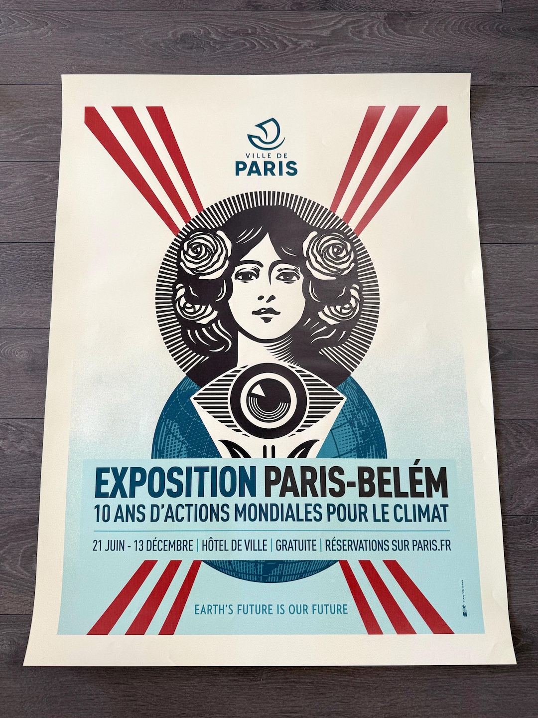 Original Obey Poster Paris Exhibition - Etsy